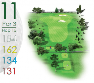 Golf Sainte Baume, parcours 18 trous à Nans Les Pins | Var -Trou-11 détail