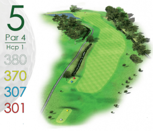 Golf Sainte Baume, parcours 18 trous à Nans Les Pins | Var -Trou-5 détail