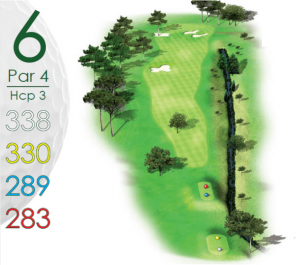 Golf Sainte Baume, parcours 18 trous à Nans Les Pins | Var -Trou-6 détail