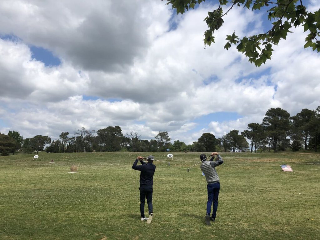 zones d'entrainements Golf Sainte Baume à Nans les Pins