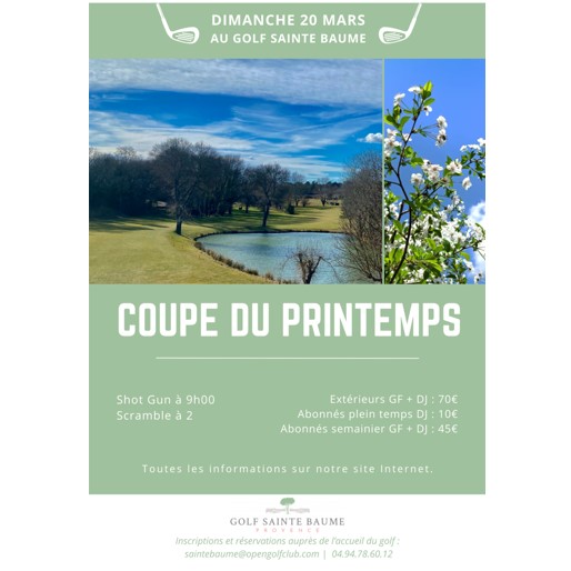 Coupe du Printemps - Golf Sainte Baume - 200322 - site
