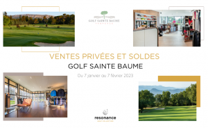 Ventes privées et soldes au proshop du Golf Sainte Baume - Open Golf Club