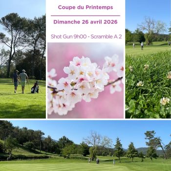 coupe du printemps 2026 Golf Sainte Baume